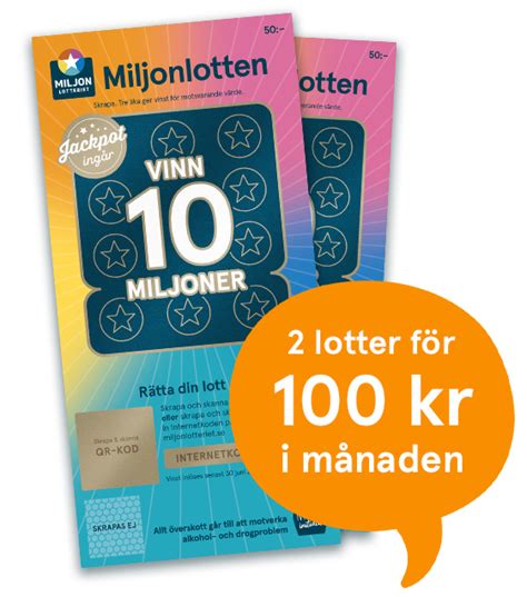 miljonlotteriet se logga in|miljonlotteriet se registrera lotter.